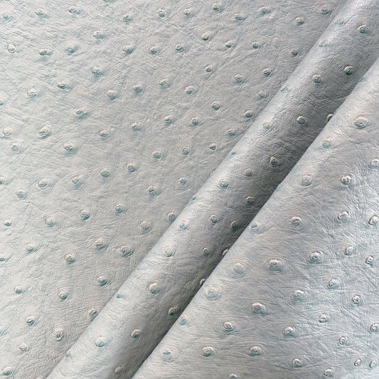 Faux Ostrich Leather - Powder Blue