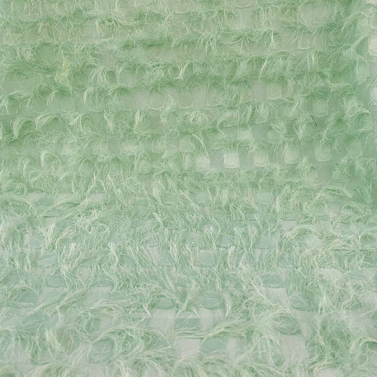 Dobby Fringed Chiffon - Pale Green