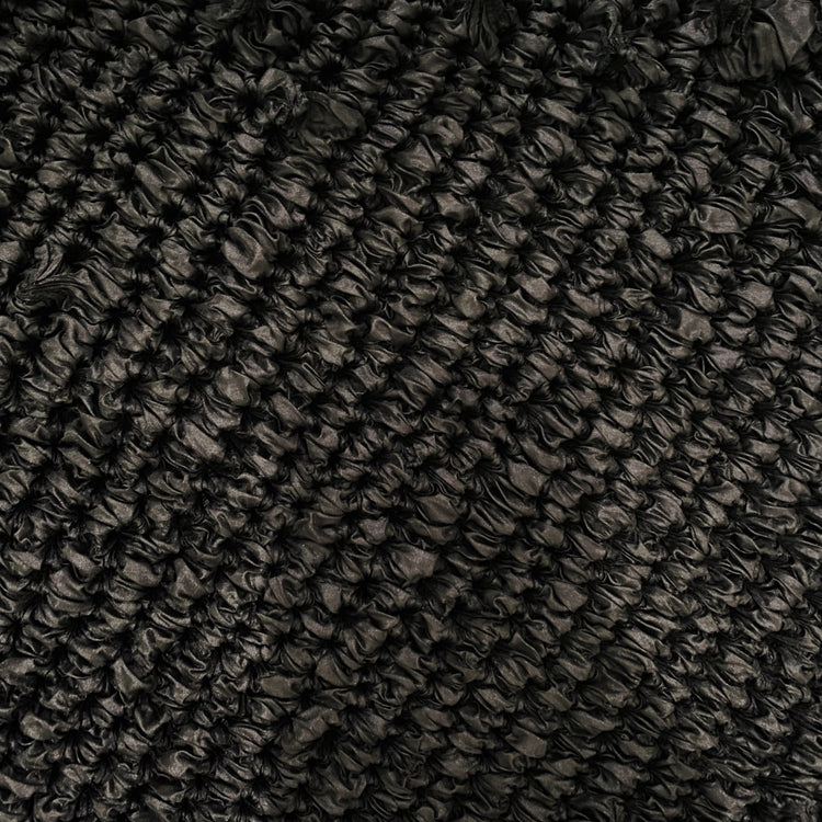 3D Shibori Spike Panel - Black