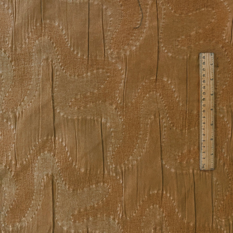 Organic Lines Textured Jacquard - Tan