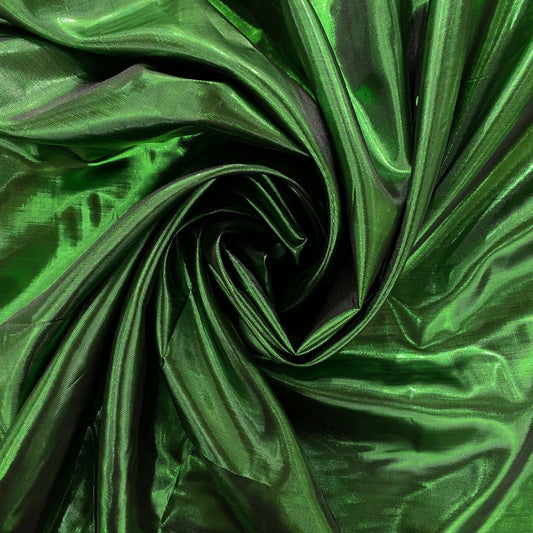 Shot Lurex Blend Lamé - Emerald / Black