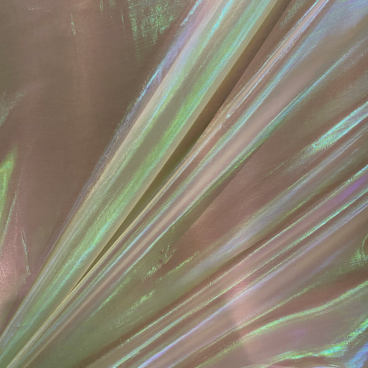 Holographic Organza - Pale Green/Holographic