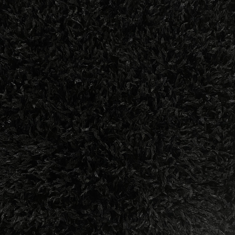 Faux Ostrich Feather Fur- Black