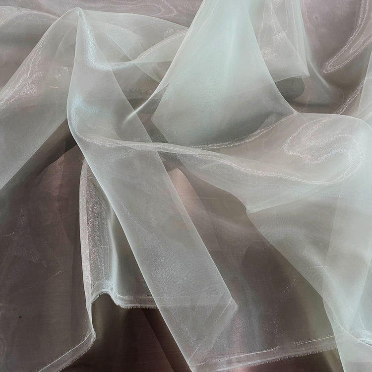 Metallic Organza - Ivory