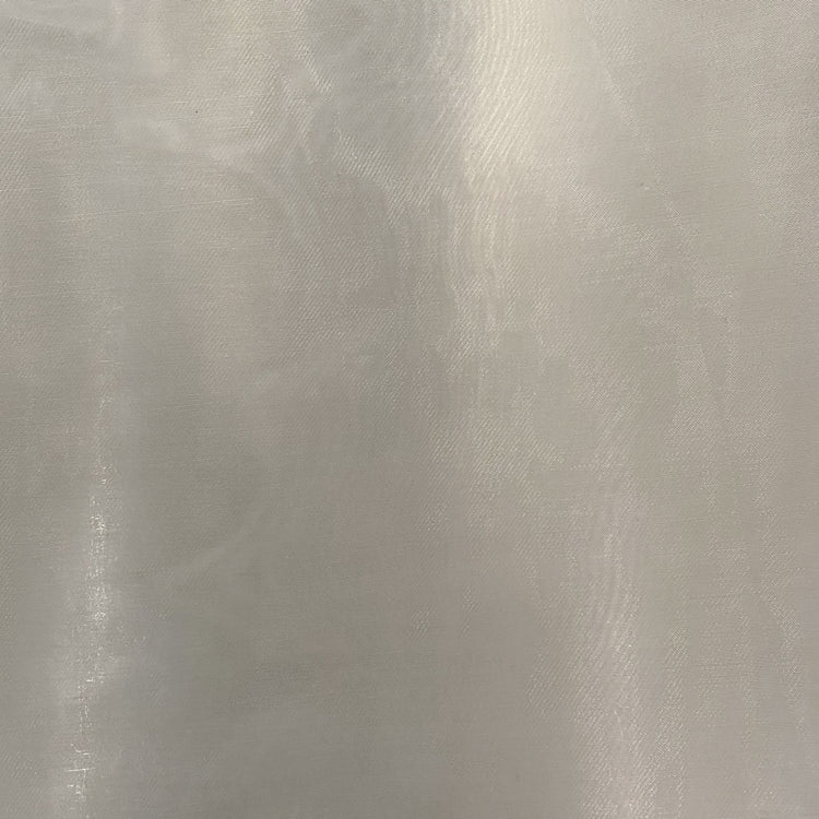 Liquid Shimmer Organza - White