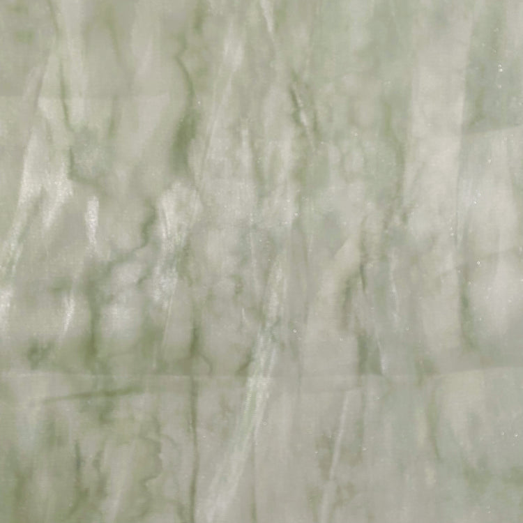 Marble Shimmer Organza - Pale Moss Green
