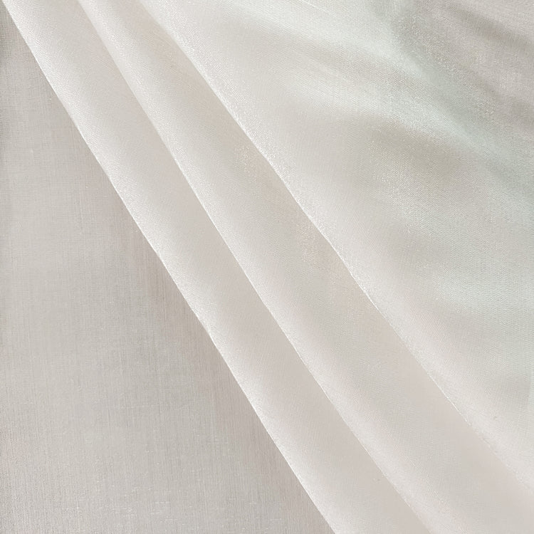 Liquid Shimmer Twill - White