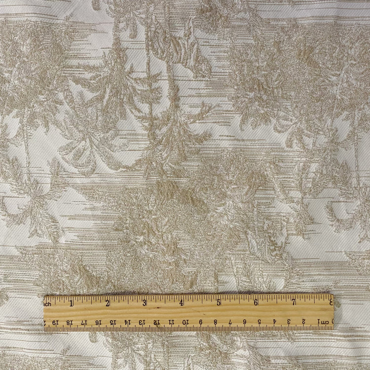 Jungle Islands Tiger Jacquard - White / Beige