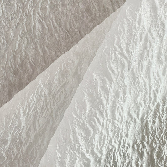 Cloqué Organza - White