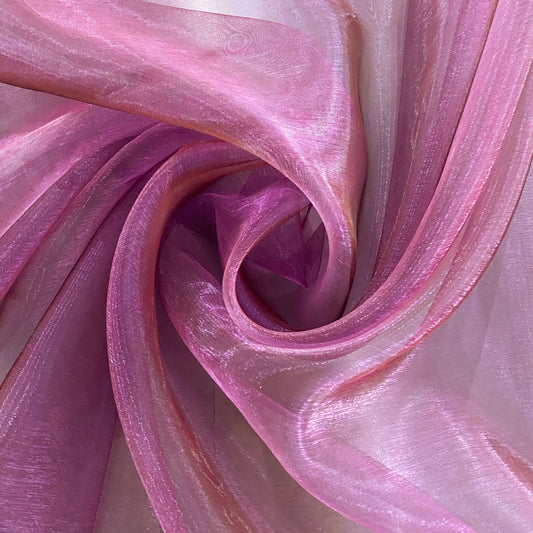 Shot Organza - Violet / Black