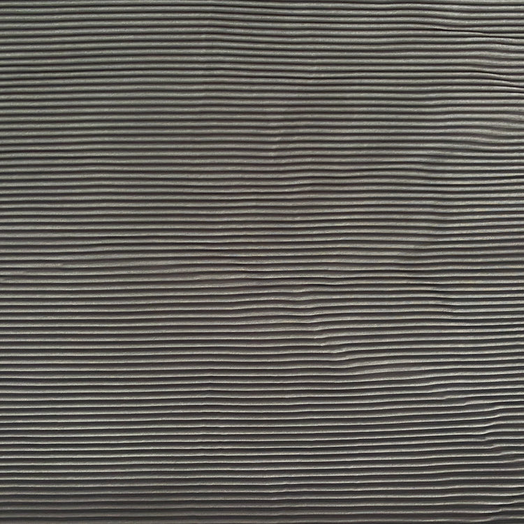 Accordion-Pleated Taffeta - Steel Grey