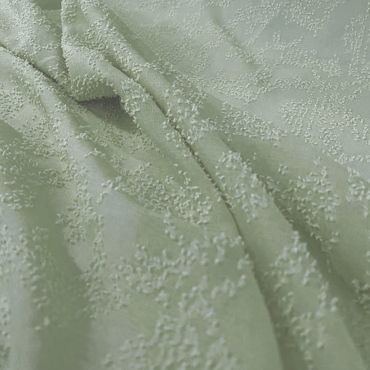 Sheer Crepe - Cut Pile-Insert - Pale Green