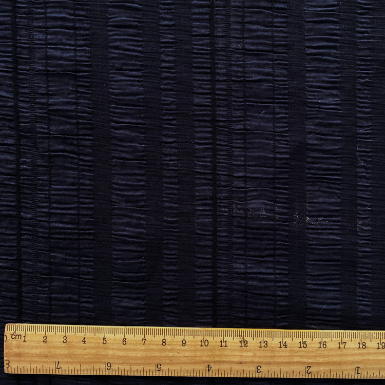 Ruche Striped Dobby - Navy / Midnight