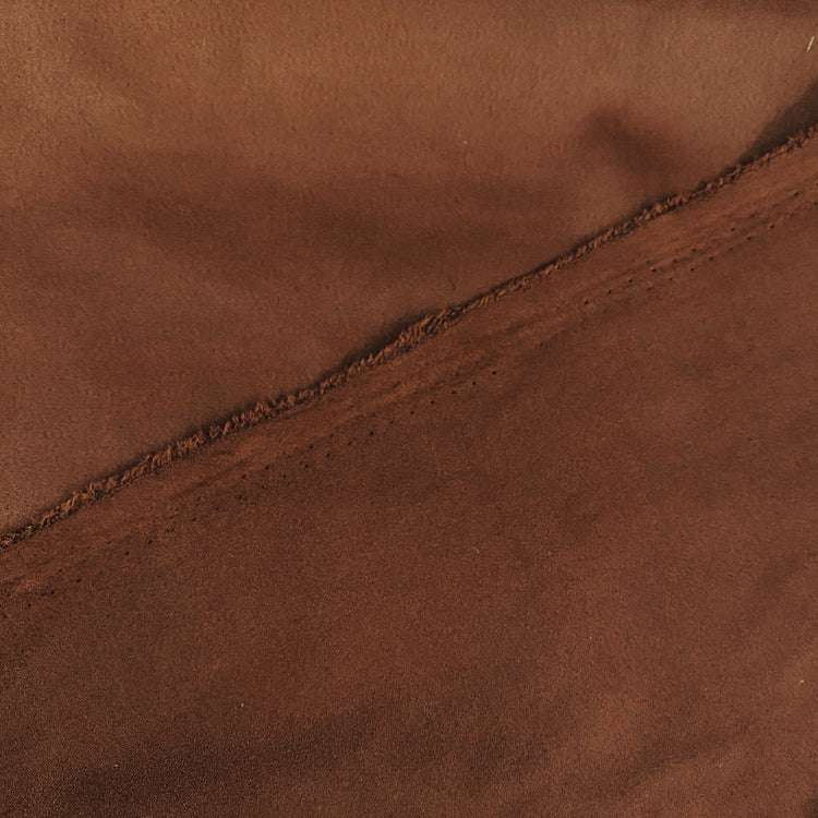 Stretch Faux Suede - Double sided - Sienna