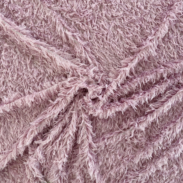 Faux Ostrich Feather Fur- Lavender Blush