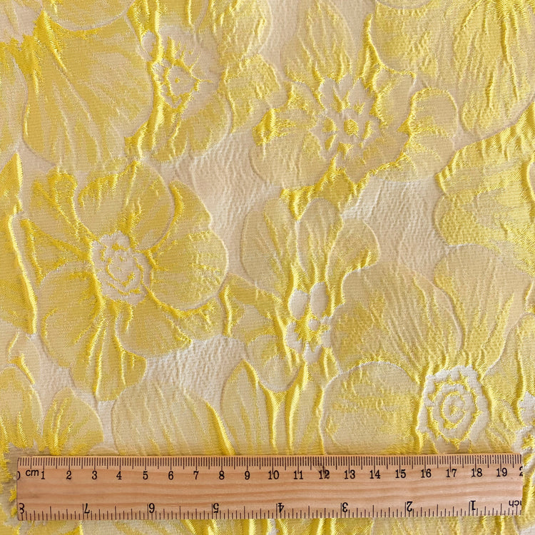 Large Poppy Damask - Yellow