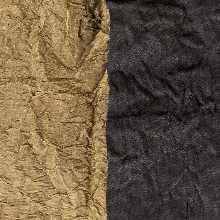 Bonded Crushed Metallic Organza - Goldenrod