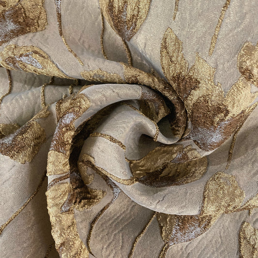 Spring Blossom Brocade - Metallic - Gold