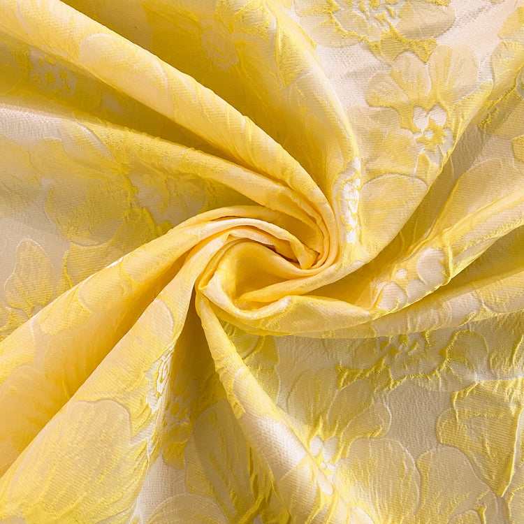 Large Poppy Damask - Yellow