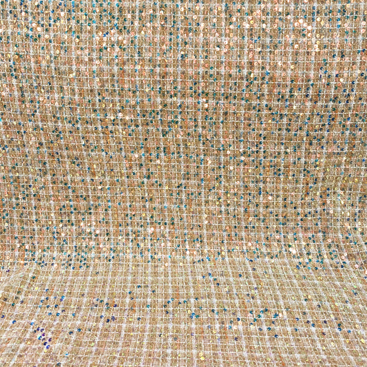 Sequinned Tweed - Beige