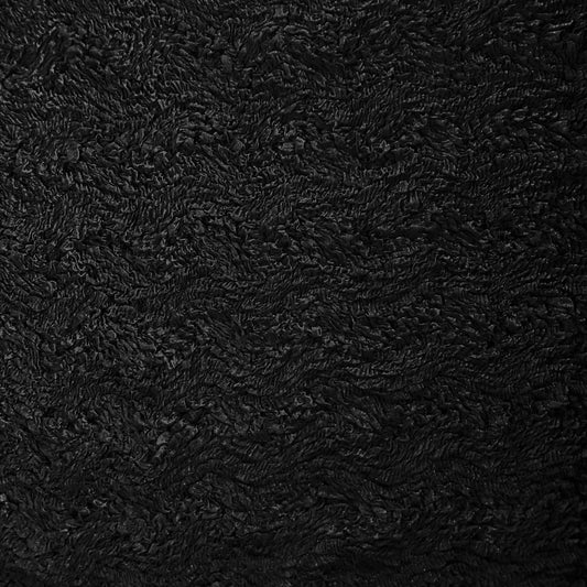 Warped Checkerboard Smocked Satin - Black