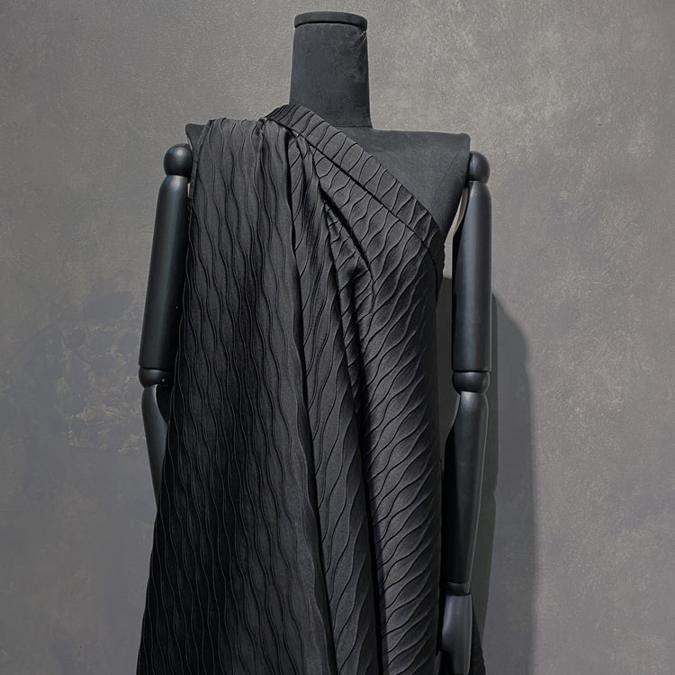 Wave Twill Bonded - Black
