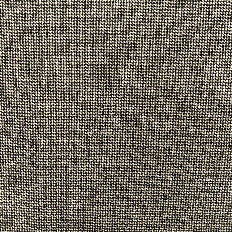 Australian Merino Brushed Wool Flannel - Puppytooth - Black / White