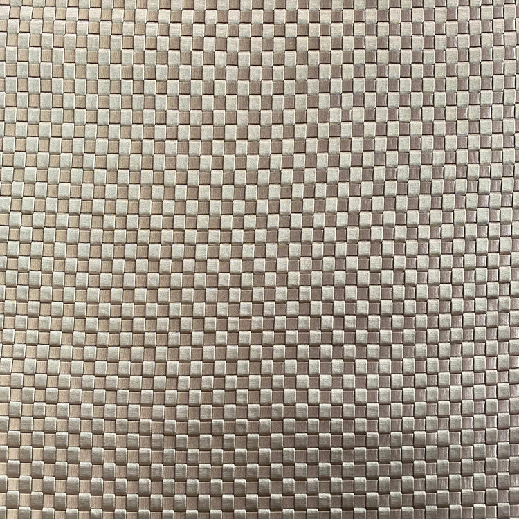 Satin Checkerboard Basket Weave - Dark Goldenrod