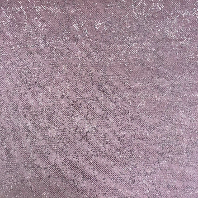 Patina Motif Jacquard - Pink Mauve/Silver