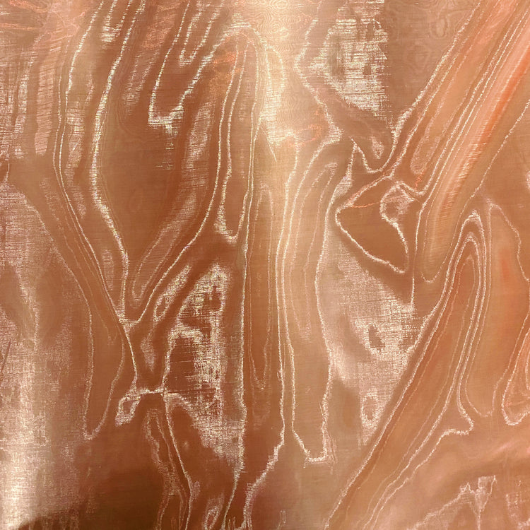 Liquid Steel Organza - Salmon