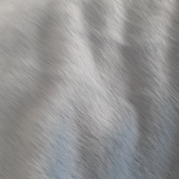 Faux Fox Fur - Medium Pile - Pastel Blue