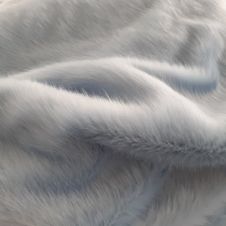 Faux Fox Fur - Medium Pile - Pastel Blue