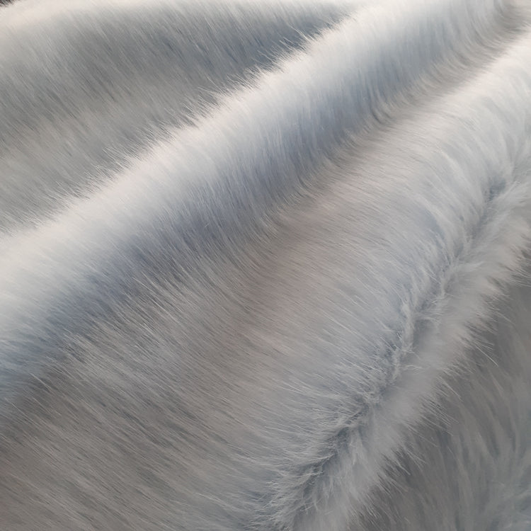 Faux Fox Fur - Medium Pile - Pastel Blue
