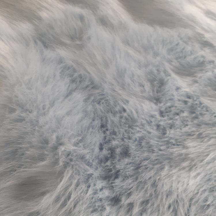 Faux Fox Fur - Medium Pile - Pastel Blue