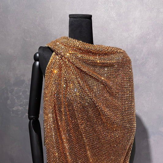 Crystal Glass Mesh - Gold
