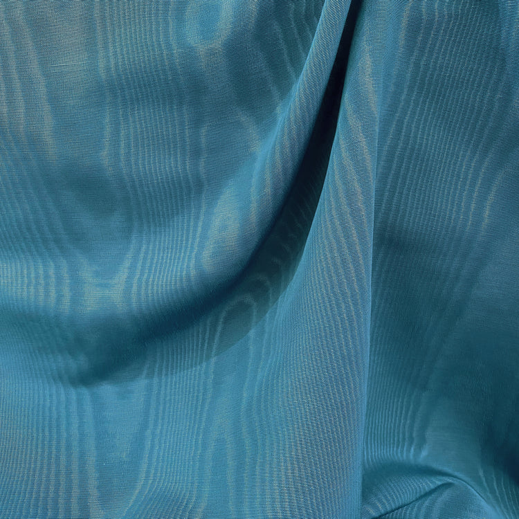Moire Grosgrain - Dark Duck Egg