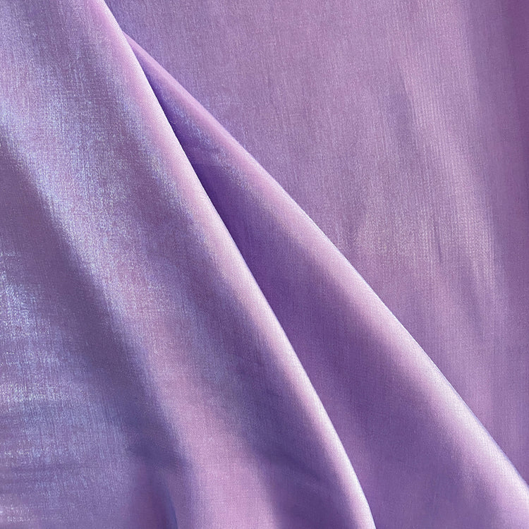 Glacé Shot Charmeuse - Thistle / Cyan