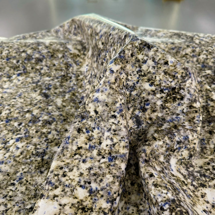 PVC - Speckled Marble Print - Grey/Blue