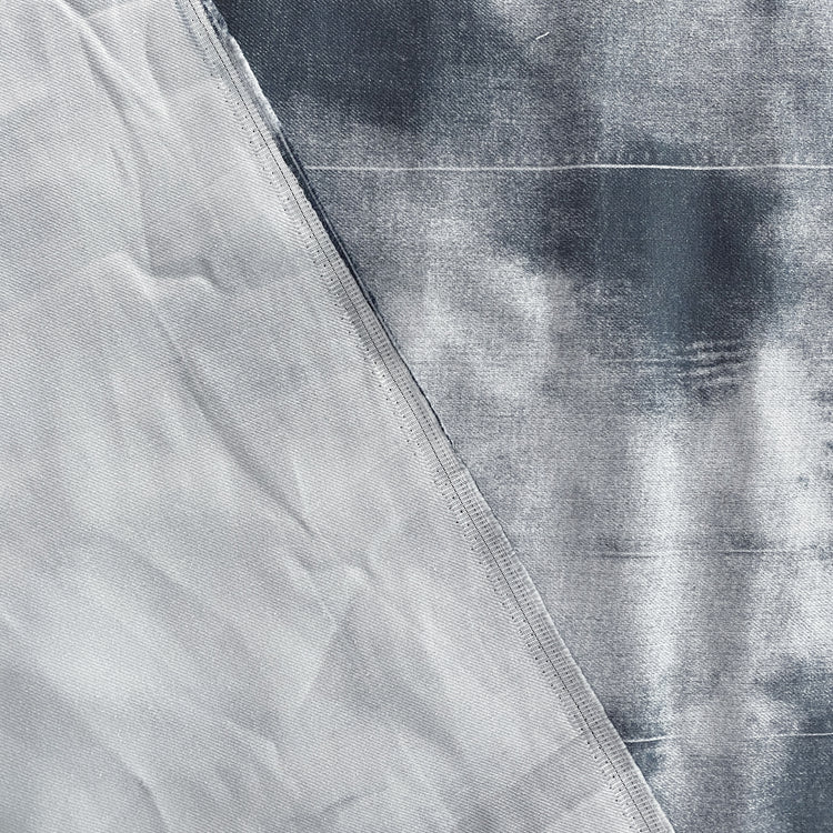 Trompe L'oeil Jean Print Denim - Grey / White
