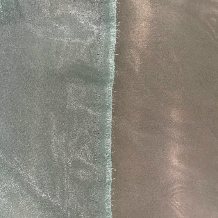 Metallic Organza - Pale Aqua