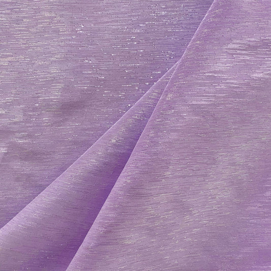 Metallic Dupion - Light Thistle/Silver