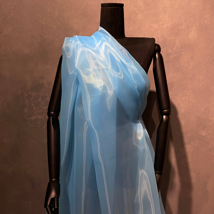 Plain Organza - Powder Blue