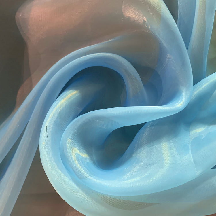 Plain Organza - Powder Blue