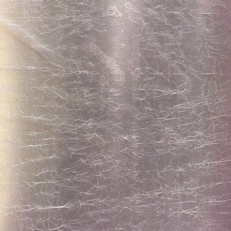 Creased Mesh Knit - Weft Stretch - Pink