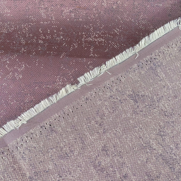 Patina Motif Jacquard - Pink Mauve/Silver