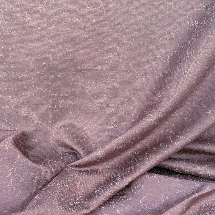 Patina Motif Jacquard - Pink Mauve/Silver