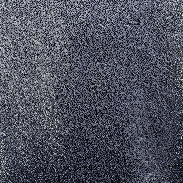 Patent Snake Faux Leather - Fine Pattern - Navy