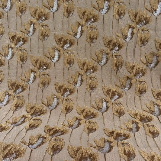 Spring Blossom Brocade - Metallic - Gold