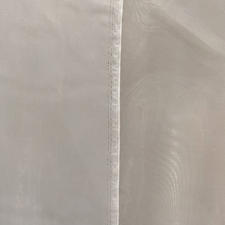 Liquid Shimmer Organza - White