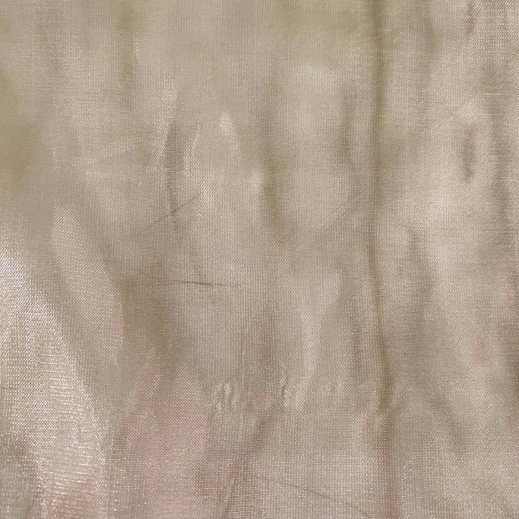 Iridescent Stained Organza - Antique White/Tan